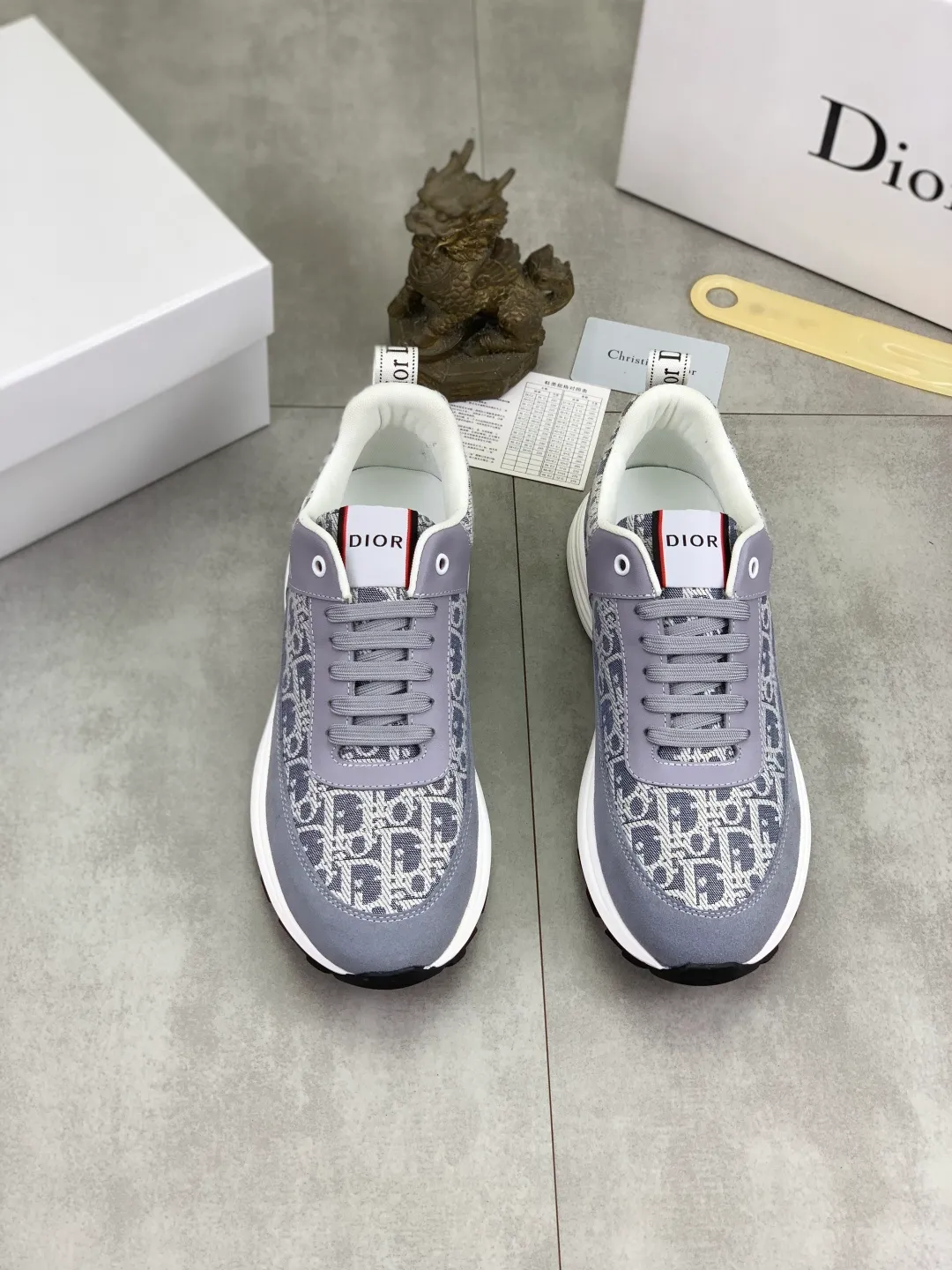 Men's Men's Shoes💰P420💰[New Style]🆘[Dior] 2025 Dior Original Lace-up Low-top Men's Shoes Classic casual shoes 🔥This model is the official classic model, with high quality and made by famous original designers. It is made of high-quality cowhide with original materials➕Comfortable and breathable mesh lining➕Pigskin insole. The perfect last shape and generous and fashionable design have attracted many consumers. Suitable for drivers to drive🚗. What you want is the highest quality in the market. Color: 3️⃣Color code number: 38--44 (45 customized)